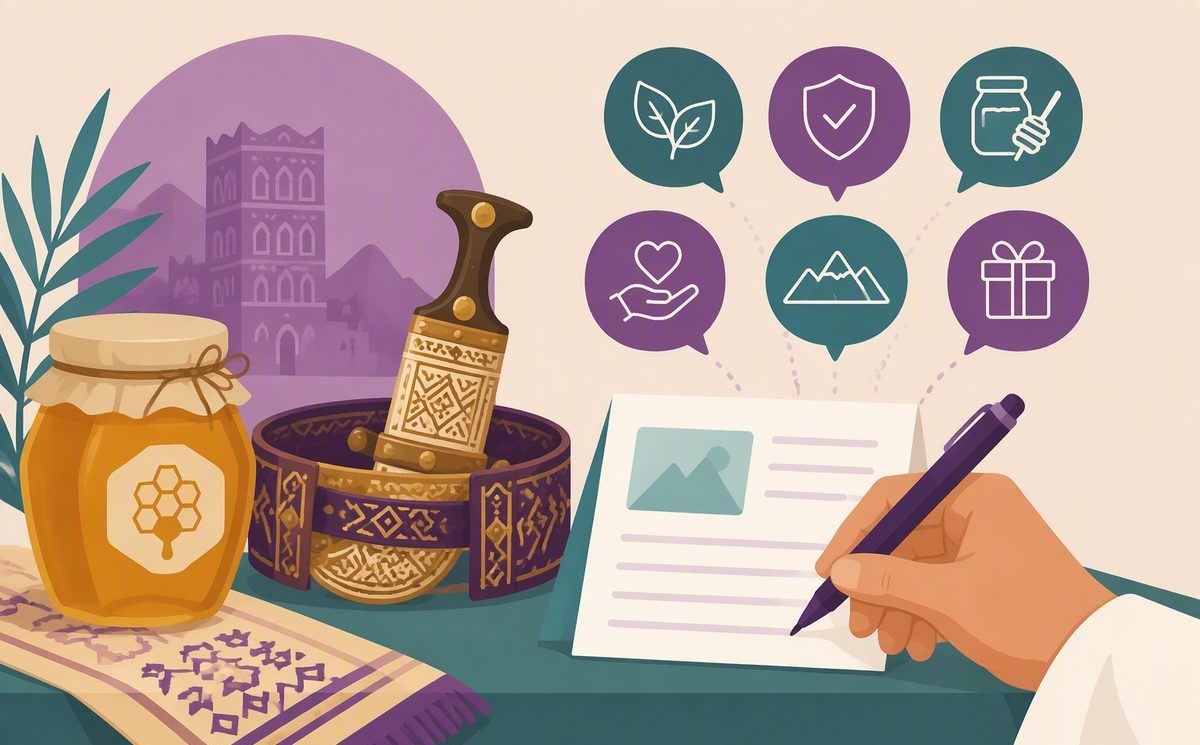 كيف تكتب وصف منتج يبيع فعلاً — بأمثلة من السوق اليمني
